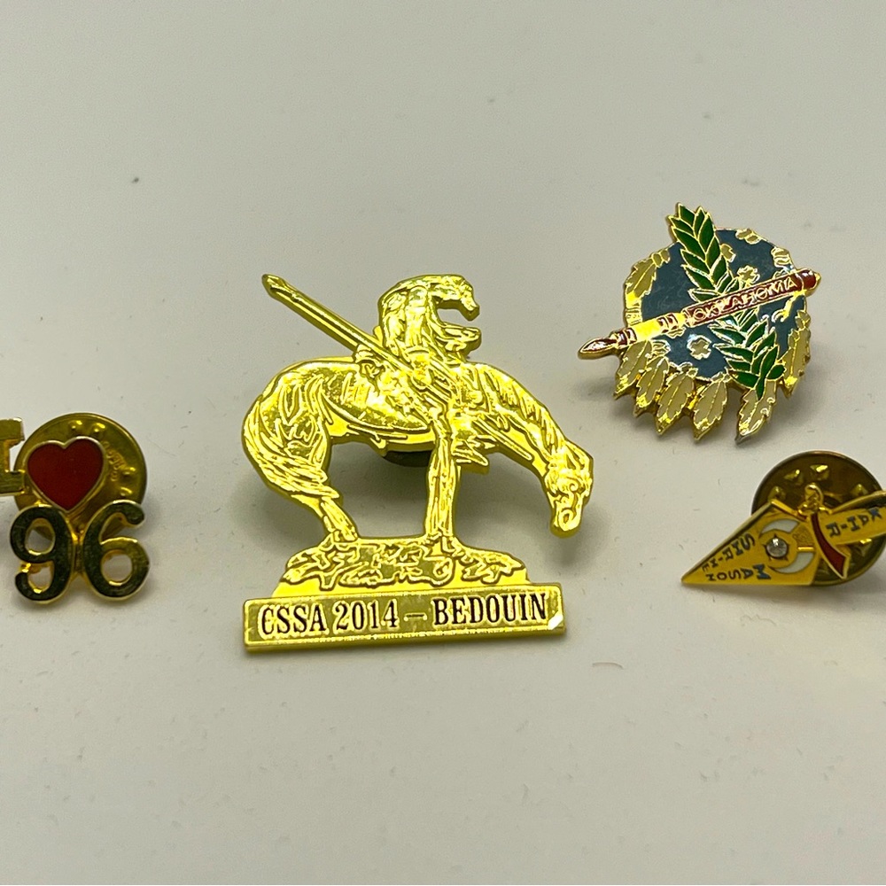 Vintage Assorted Pins - Oklahoma Collection Shriner, Masonic 1996 Rare Pins
